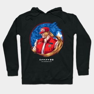 The legendery wolf - Terry Hoodie